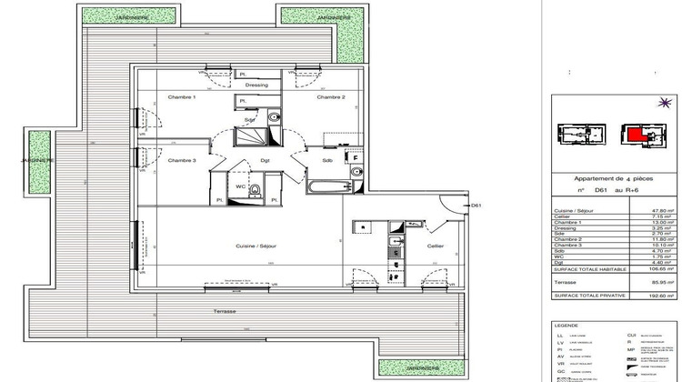 Ma-Cabane - Vente Appartement MONTPELLIER, 106 m²