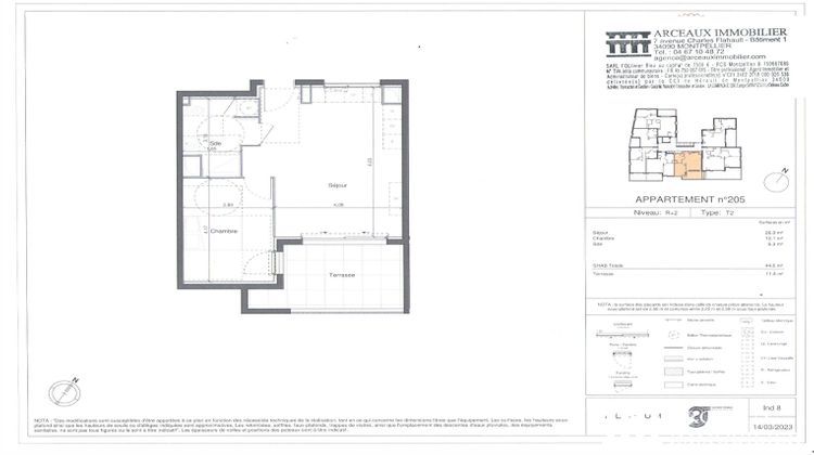 Ma-Cabane - Vente Appartement MONTPELLIER, 45 m²