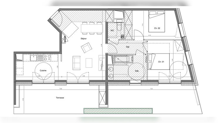 Ma-Cabane - Vente Appartement Montpellier, 47 m²