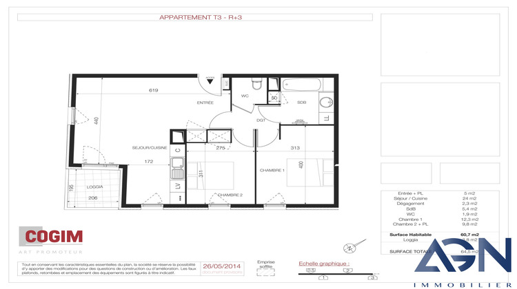Ma-Cabane - Vente Appartement Montpellier, 60 m²