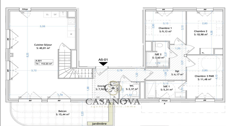 Ma-Cabane - Vente Appartement MONTPELLIER, 115 m²