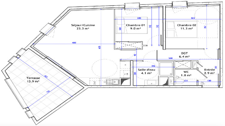 Ma-Cabane - Vente Appartement MONTPELLIER, 59 m²