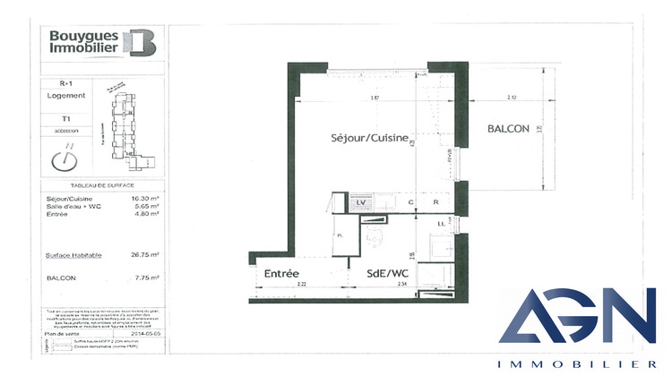 Ma-Cabane - Vente Appartement Montpellier, 26 m²