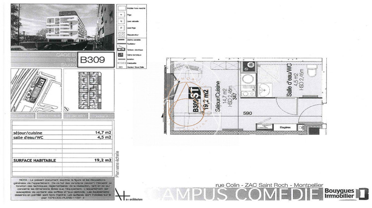 Ma-Cabane - Vente Appartement Montpellier, 19 m²