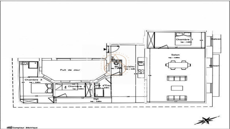 Ma-Cabane - Vente Appartement Montpellier, 114 m²