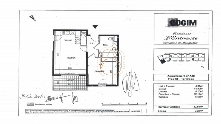 Ma-Cabane - Vente Appartement Montpellier, 42 m²