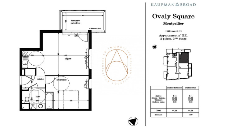 Ma-Cabane - Vente Appartement Montpellier, 44 m²