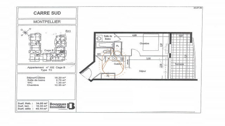 Ma-Cabane - Vente Appartement Montpellier, 34 m²