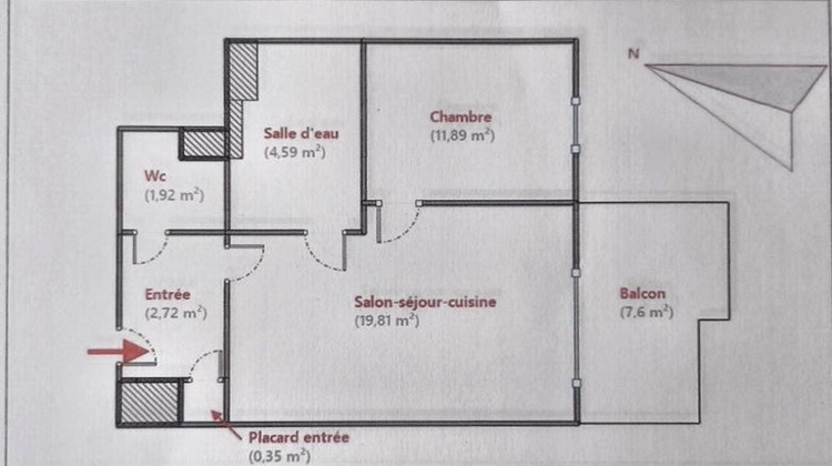 Ma-Cabane - Vente Appartement MONTPELLIER, 41 m²