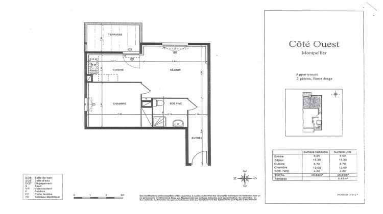 Ma-Cabane - Vente Appartement Montpellier, 45 m²