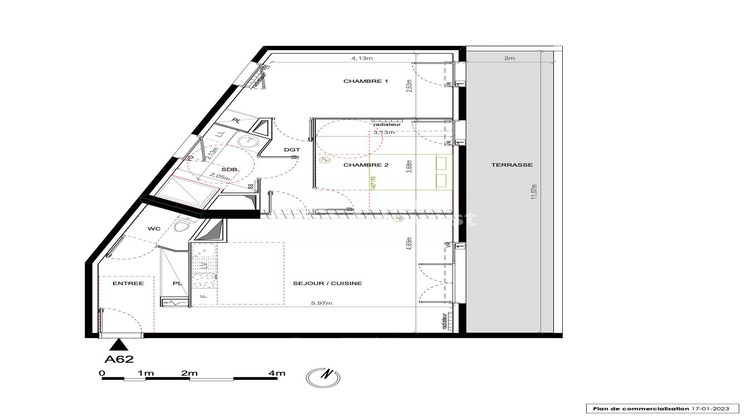Ma-Cabane - Vente Appartement Montpellier, 68 m²