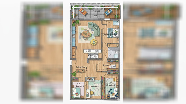 Ma-Cabane - Vente Appartement Montpellier, 97 m²