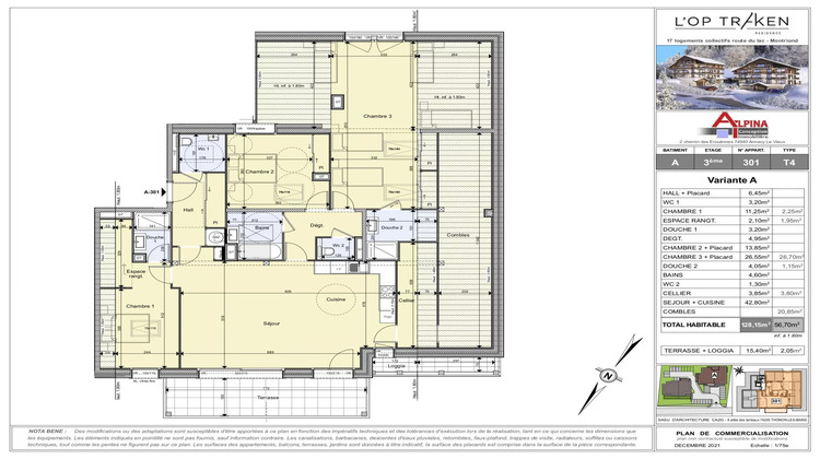 Ma-Cabane - Vente Appartement Montriond, 184 m²