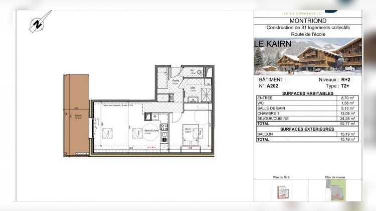 Ma-Cabane - Vente Appartement Montriond, 53 m²