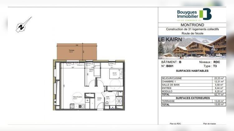 Ma-Cabane - Vente Appartement Montriond, 53 m²