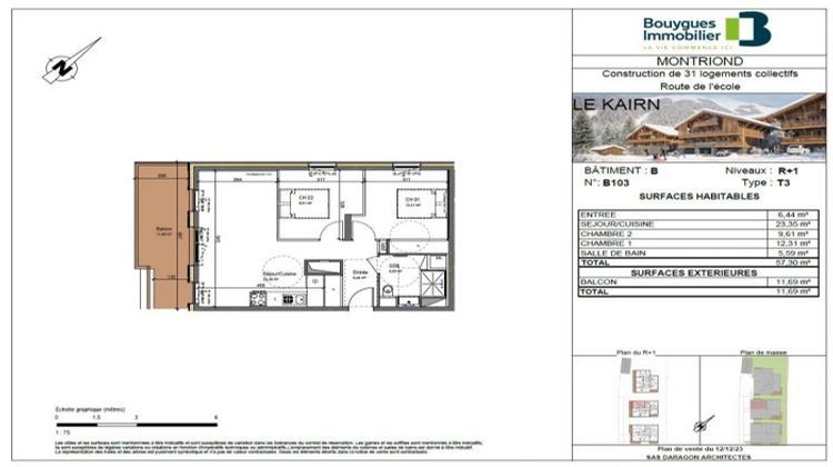 Ma-Cabane - Vente Appartement Montriond, 57 m²