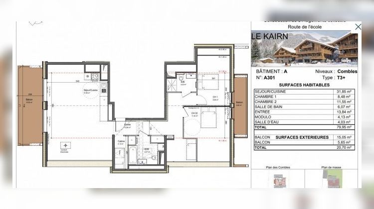 Ma-Cabane - Vente Appartement Montriond, 80 m²