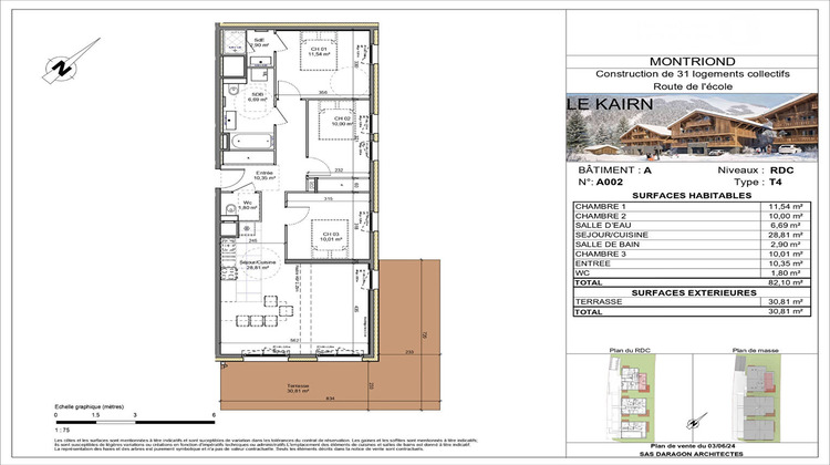 Ma-Cabane - Vente Appartement MONTRIOND, 82 m²