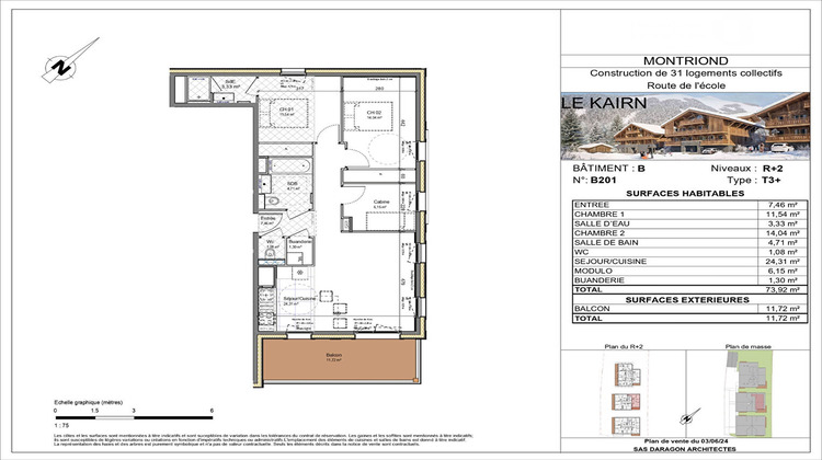 Ma-Cabane - Vente Appartement MONTRIOND, 73 m²