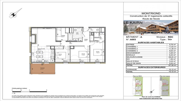 Ma-Cabane - Vente Appartement MONTRIOND, 87 m²
