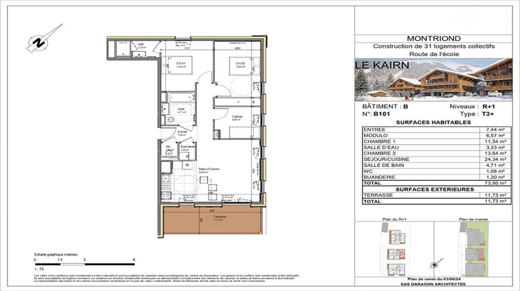 Ma-Cabane - Vente Appartement MONTRIOND, 73 m²