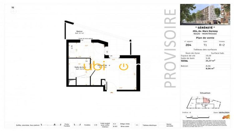 Ma-Cabane - Vente Appartement Montrouge, 24 m²