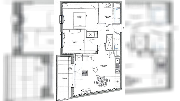 Ma-Cabane - Vente Appartement Mordelles, 58 m²