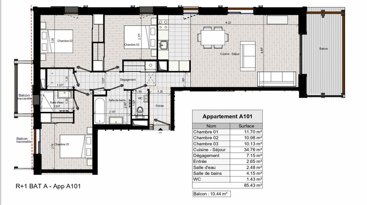 Ma-Cabane - Vente Appartement MORILLON, 85 m²
