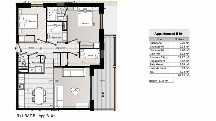 Ma-Cabane - Vente Appartement MORILLON, 70 m²