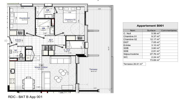 Ma-Cabane - Vente Appartement MORILLON, 74 m²