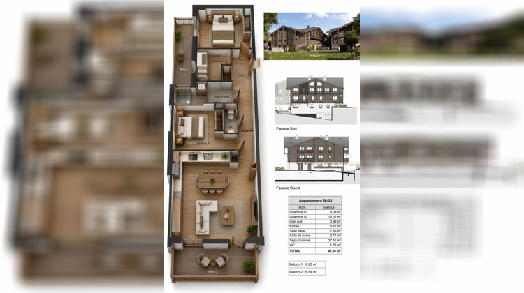Ma-Cabane - Vente Appartement MORILLON, 61 m²