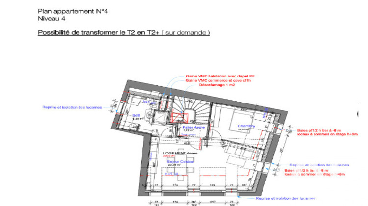 Ma-Cabane - Vente Appartement Morlaix, 43 m²