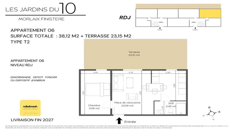 Ma-Cabane - Vente Appartement Morlaix, 38 m²