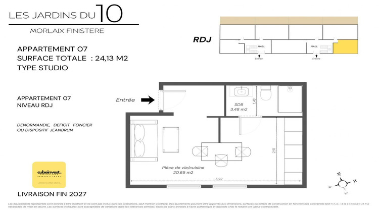 Ma-Cabane - Vente Appartement Morlaix, 24 m²
