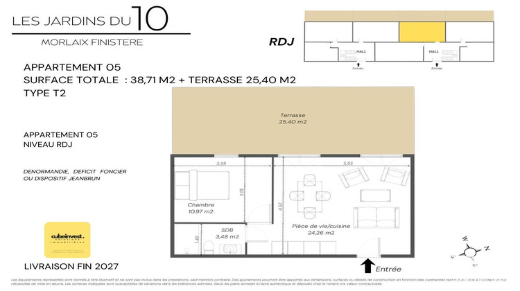 Ma-Cabane - Vente Appartement Morlaix, 39 m²