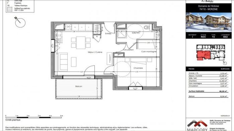 Ma-Cabane - Vente Appartement Morzine, 48 m²