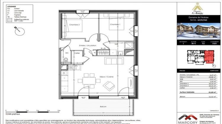 Ma-Cabane - Vente Appartement Morzine, 62 m²