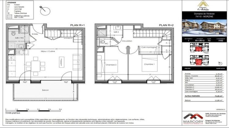 Ma-Cabane - Vente Appartement Morzine, 71 m²