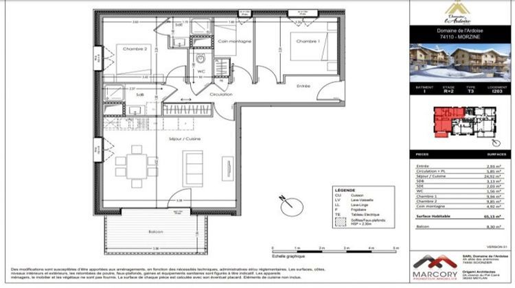 Ma-Cabane - Vente Appartement Morzine, 65 m²