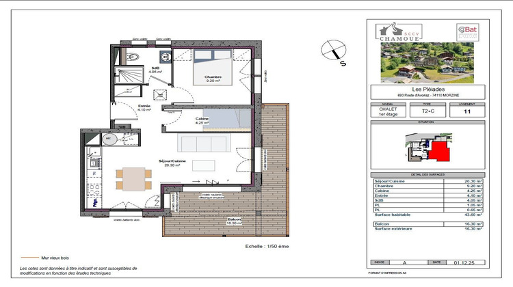 Ma-Cabane - Vente Appartement Morzine, 43 m²