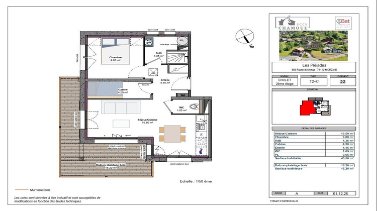 Ma-Cabane - Vente Appartement Morzine, 43 m²