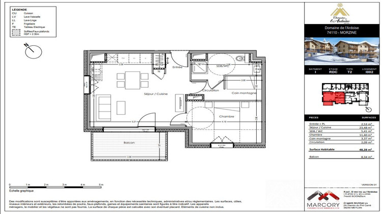 Ma-Cabane - Vente Appartement Morzine, 48 m²
