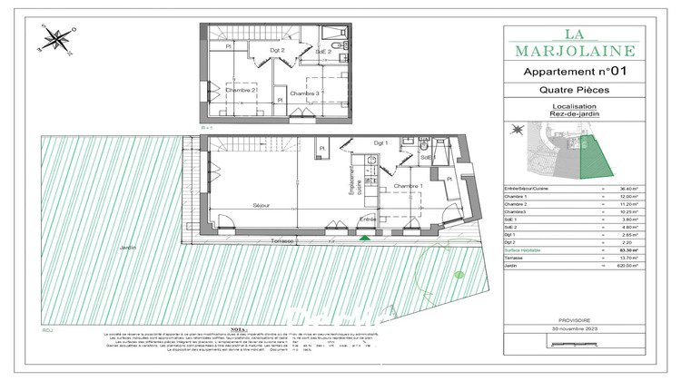 Ma-Cabane - Vente Appartement MOUANS SARTOUX, 83 m²