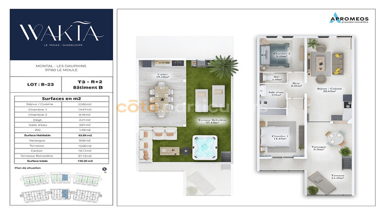 Ma-Cabane - Vente Appartement MOULE, 135 m²