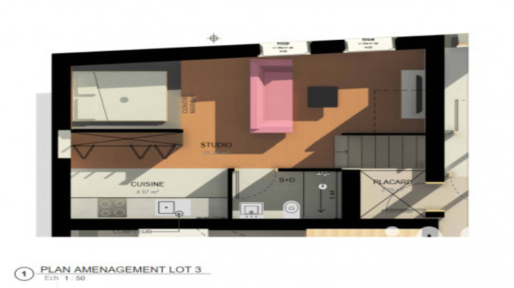 Ma-Cabane - Vente Appartement Moulins-Lès-Metz, 33 m²