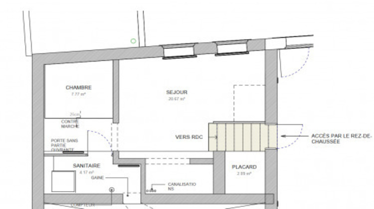 Ma-Cabane - Vente Appartement Moulins-Lès-Metz, 33 m²