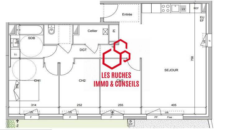 Ma-Cabane - Vente Appartement Moussy-le-Vieux, 82 m²