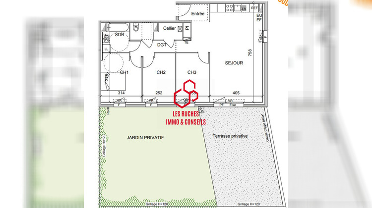 Ma-Cabane - Vente Appartement Moussy-le-Vieux, 82 m²