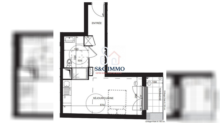 Ma-Cabane - Vente Appartement Moussy-le-Vieux, 29 m²