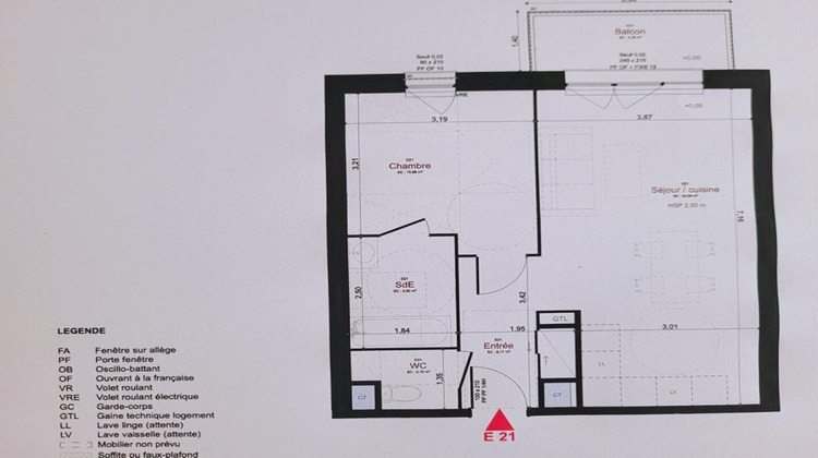 Ma-Cabane - Vente Appartement MOUVAUX, 48 m²